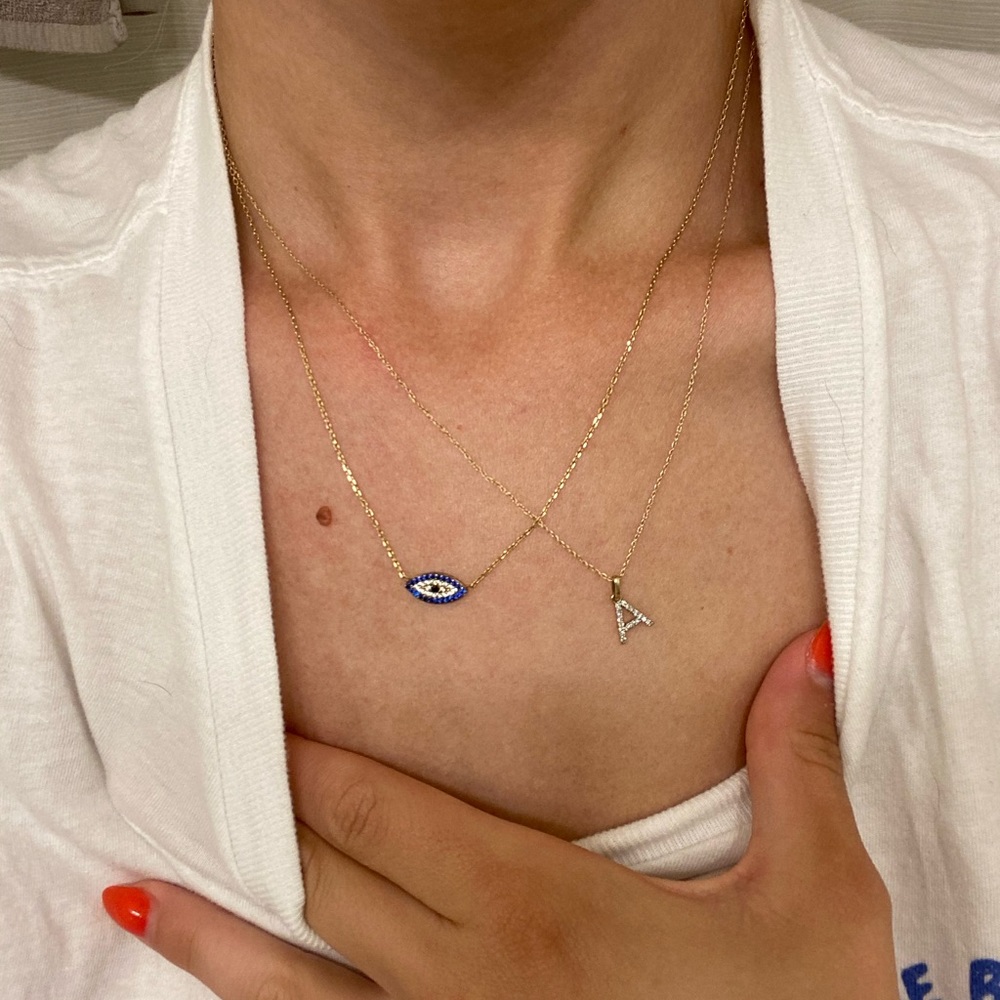 Evil eye necklace